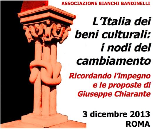 L’Italia dei beni culturali: i nodi del cambiamento